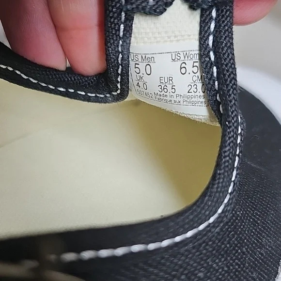 Vans Style 93 Mary Janes Black Canvas - Picture 10 of 10